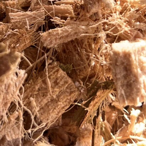 Chips de coco para uso agrícola
